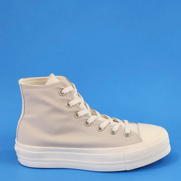 Converse CTAS Hi Lift Tri-Panel Hemp & Desert Sand Platform Sneakers A01581C NWT - Picture 2 of 6